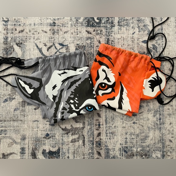 Cub Scout Drawstring Bags - Tiger Rank and Wolf Rank - Picture 1 of 5